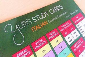 Yuris italian study card